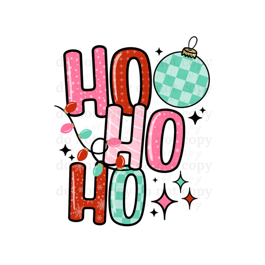 Ho Ho Ho - DTF TRANSFERS