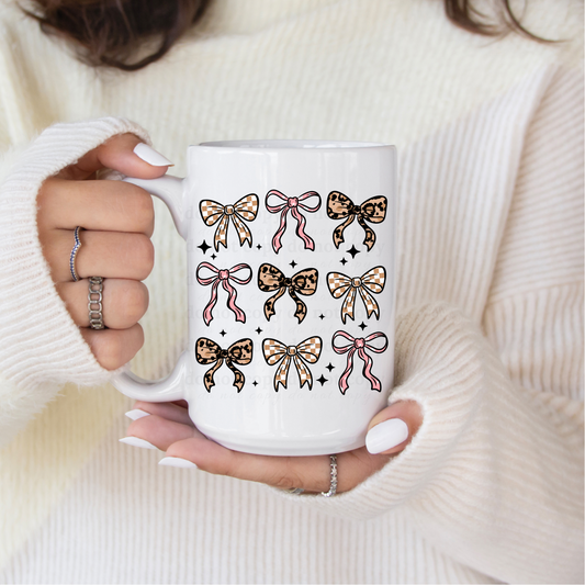 Cute Bows  - UV DTF 4" Decal