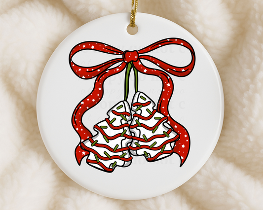 Cherry Tree Cakes - Ornament Decals