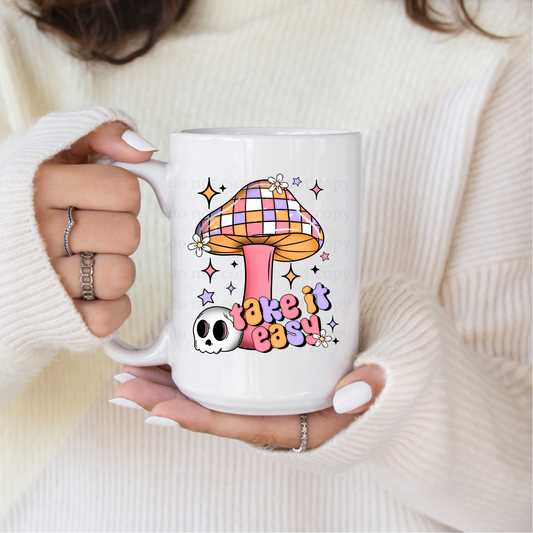 Take it easy  - UV DTF 4" Decal