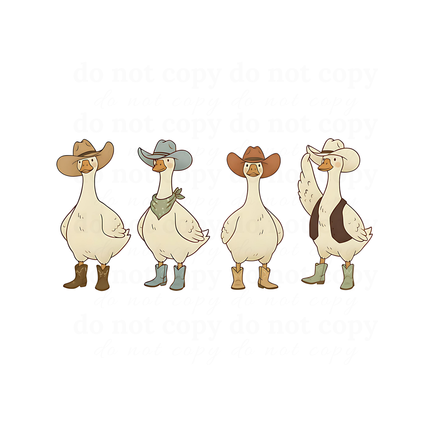 Western Geese - DTF TRANSFERS