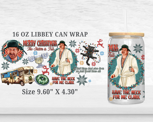 The Shitter is Full - UV DTF 16oz Cup Wrap