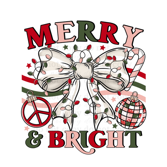 Merry & Bright - DTF TRANSFERS