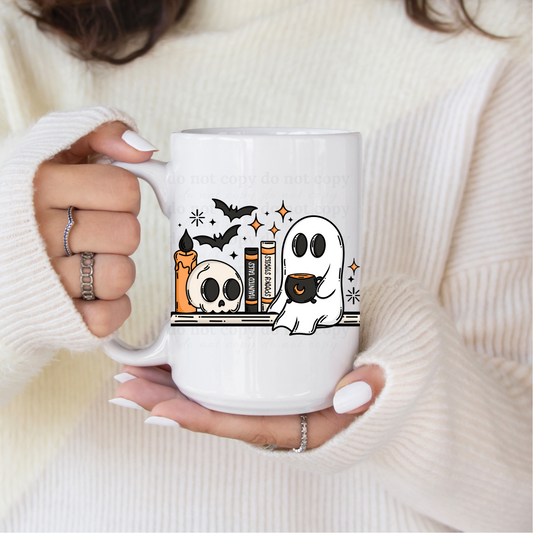 Haunted tales, spooky stories - UV DTF 4" Decal