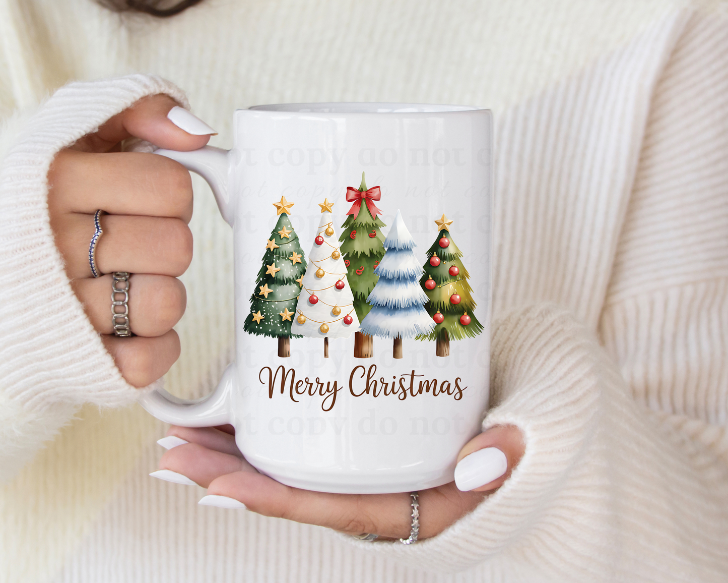 Merry Christmas - UV DTF 4" Decal