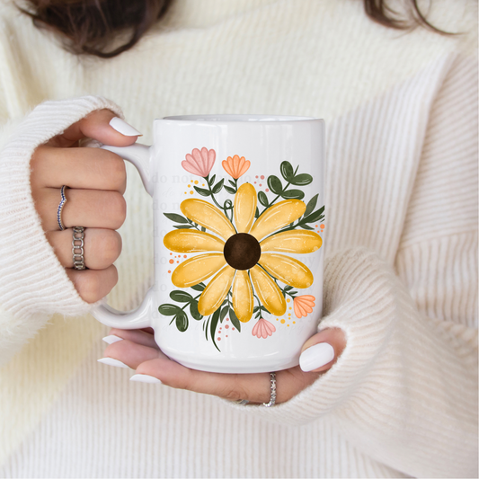 Floral - UV DTF 4" Decal