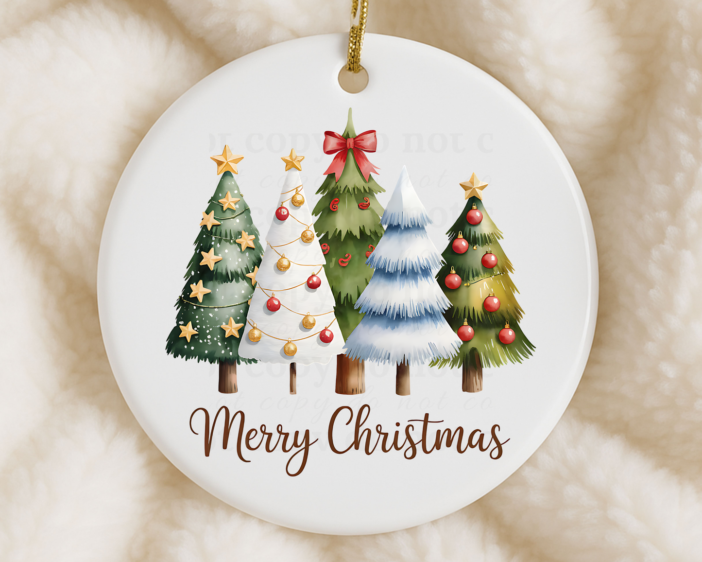 Merry Christmas - Ornament Decals