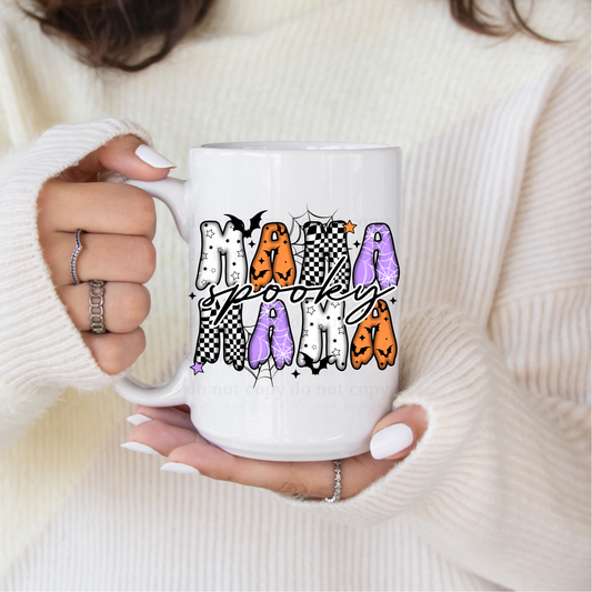 Spooky Mama - UV DTF 4" Decal