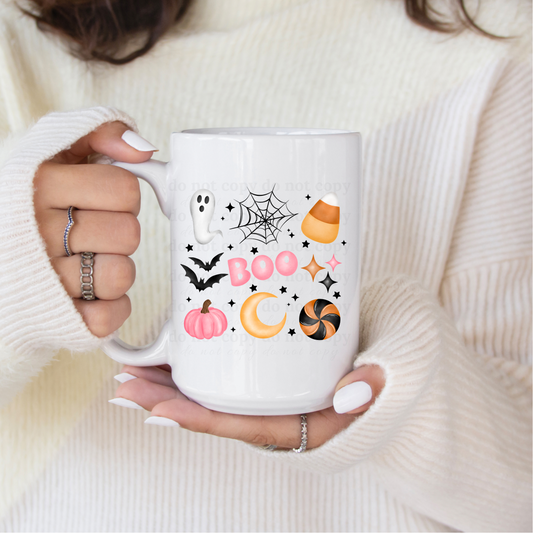 Boo  - UV DTF 4" Decal