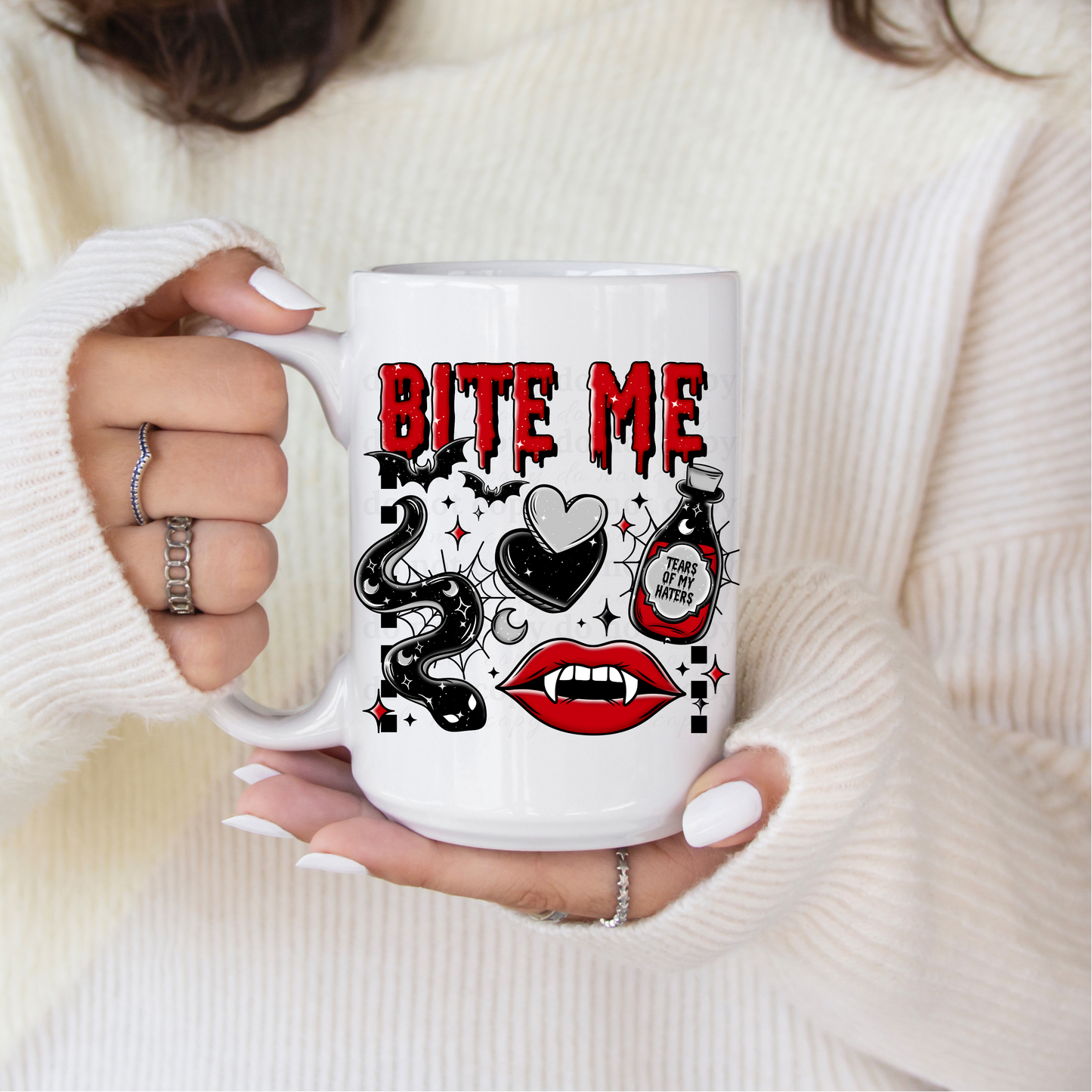 Bite Me - UV DTF 4" Decal
