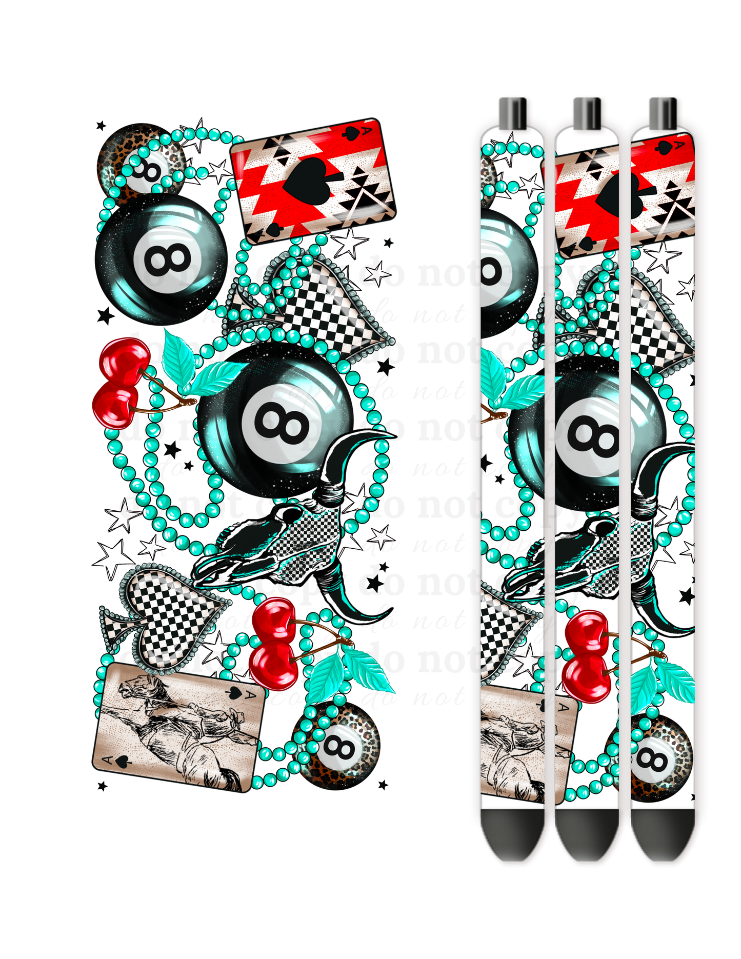 Western (Lucky Girl) - Pen wraps