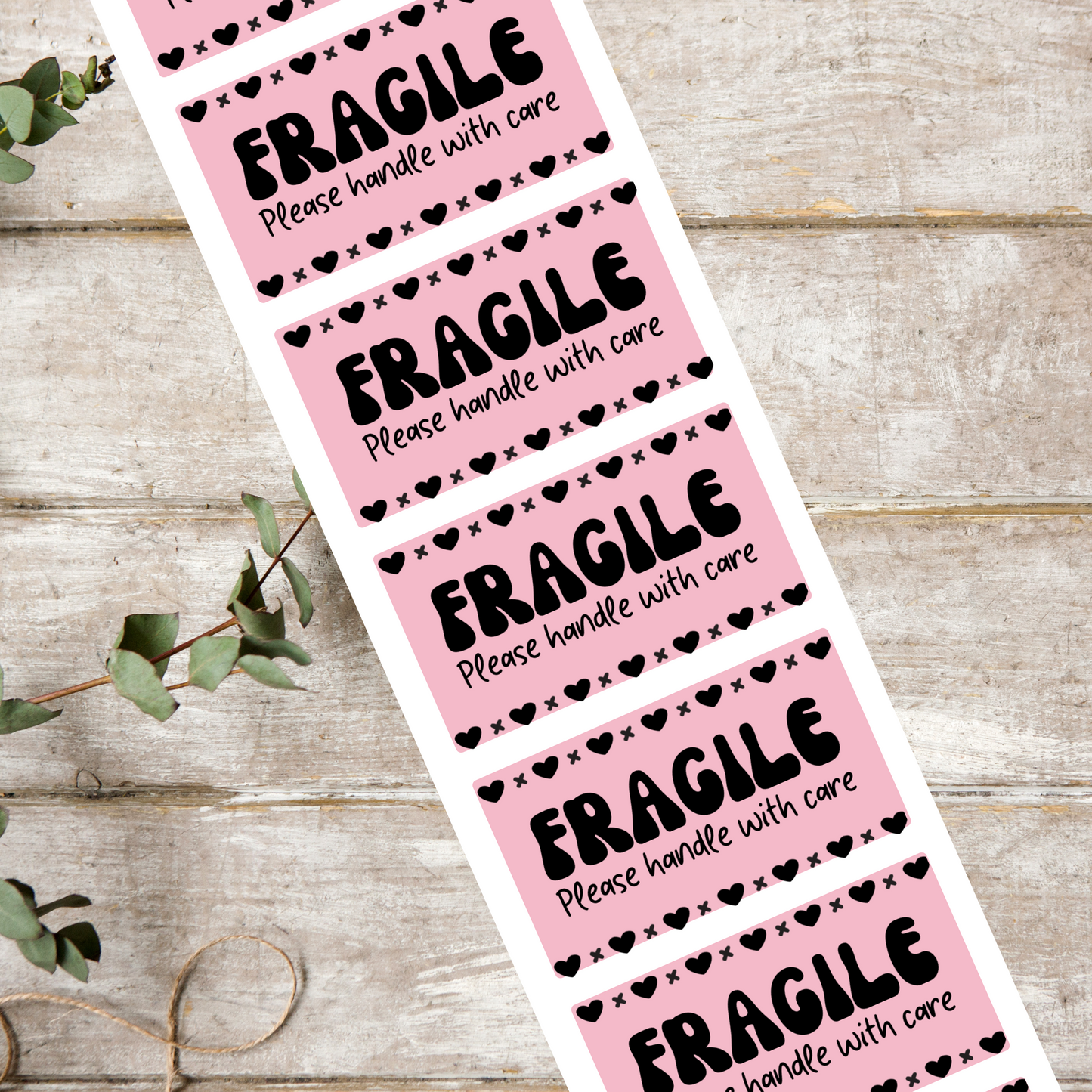 Fragile please handle with care - Packaging Stickers (100 pack)