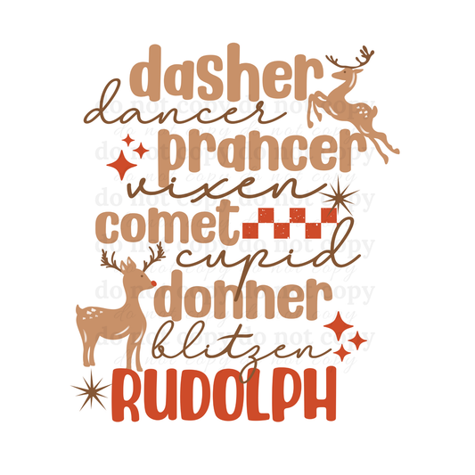 Reindeer - DTF TRANSFERS