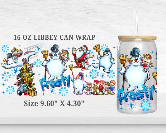 Frosty - UV DTF 16oz Cup Wrap