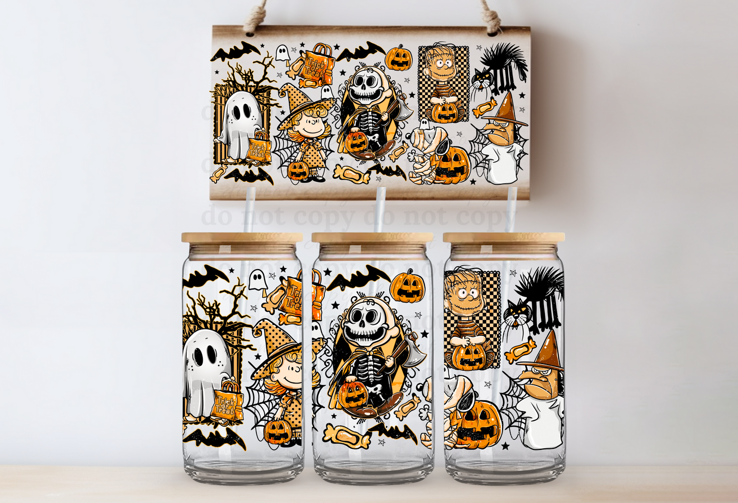 Halloween CB - UV DTF Cup Wrap
