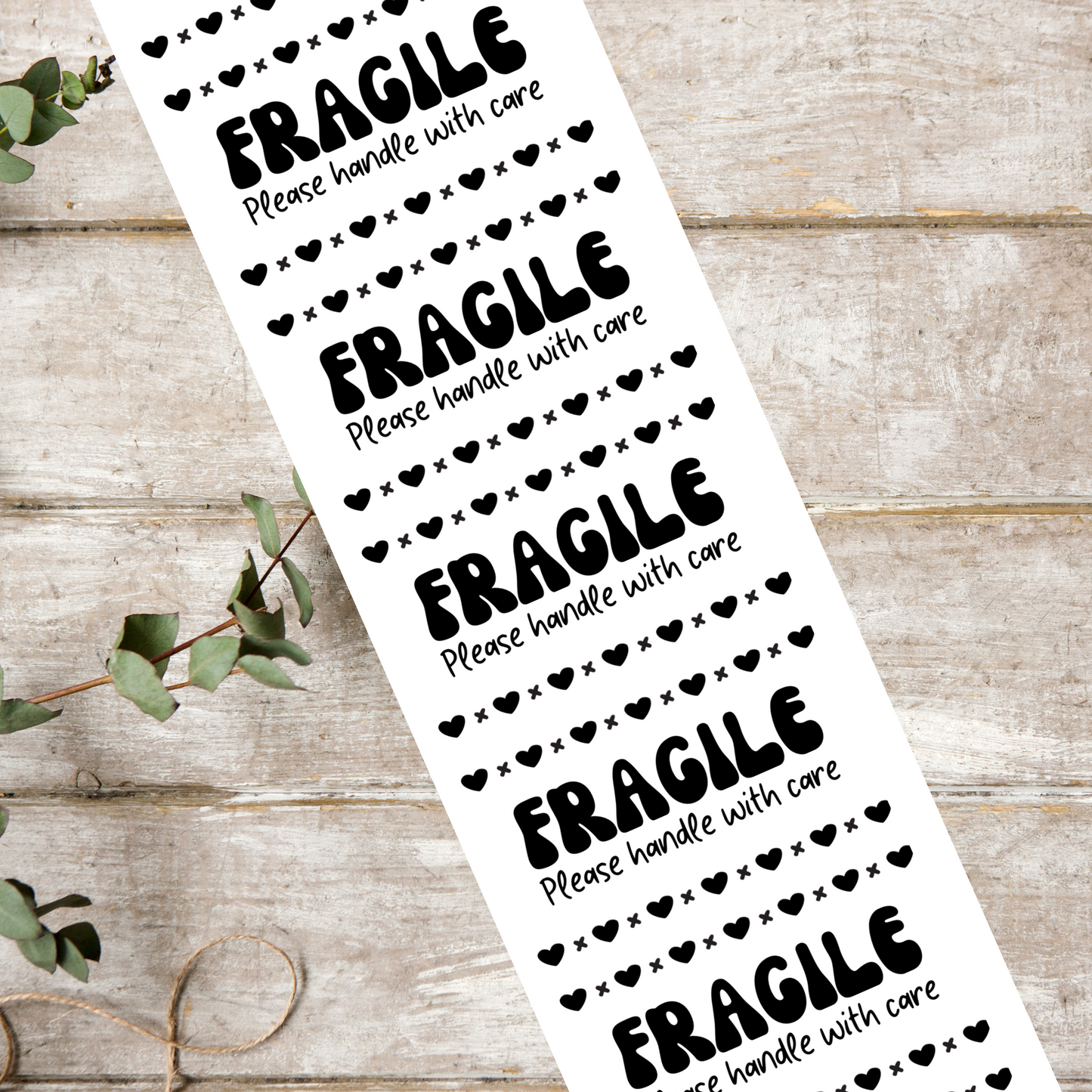 Fragile please handle with care - Packaging Stickers (100 pack)