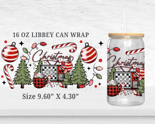 Christmas Movie Season - UV DTF 16oz Cup Wrap