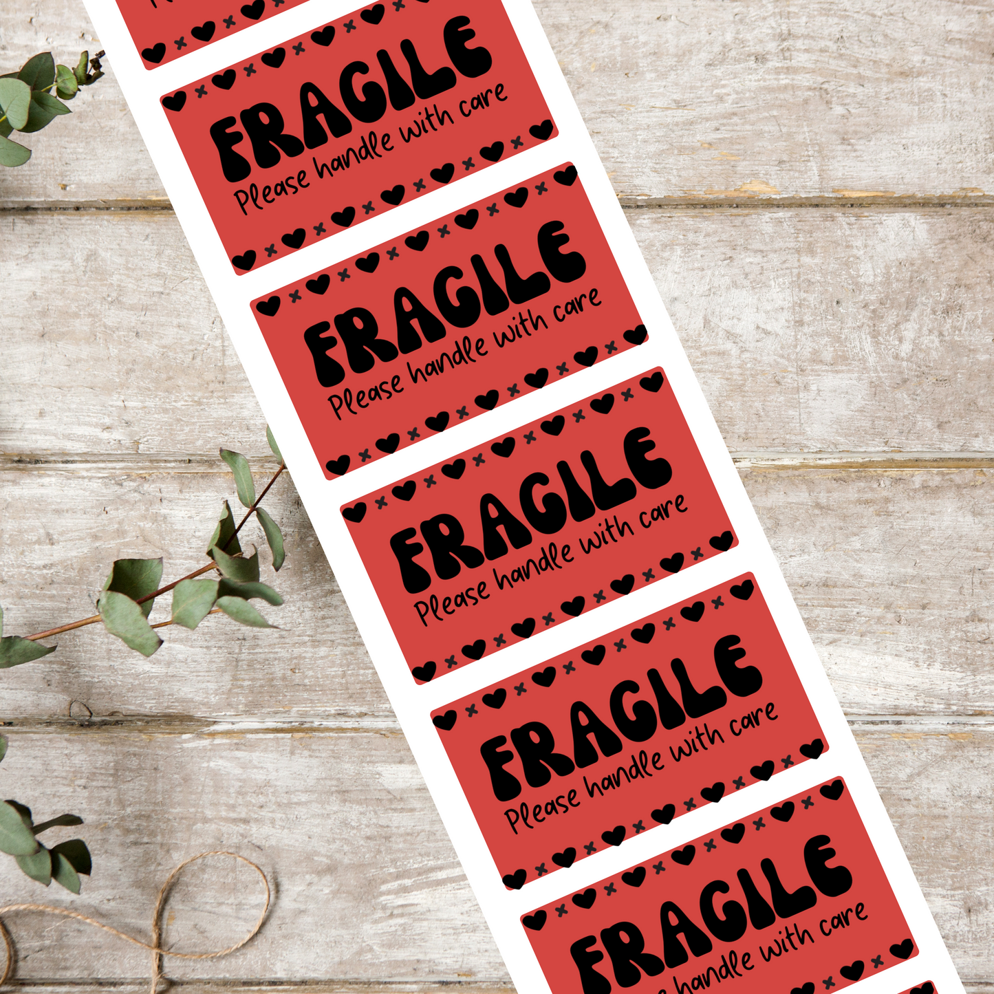 Fragile please handle with care - Packaging Stickers (100 pack)
