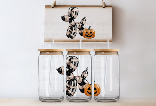 Mummy Balloon Dog - UV DTF Decal