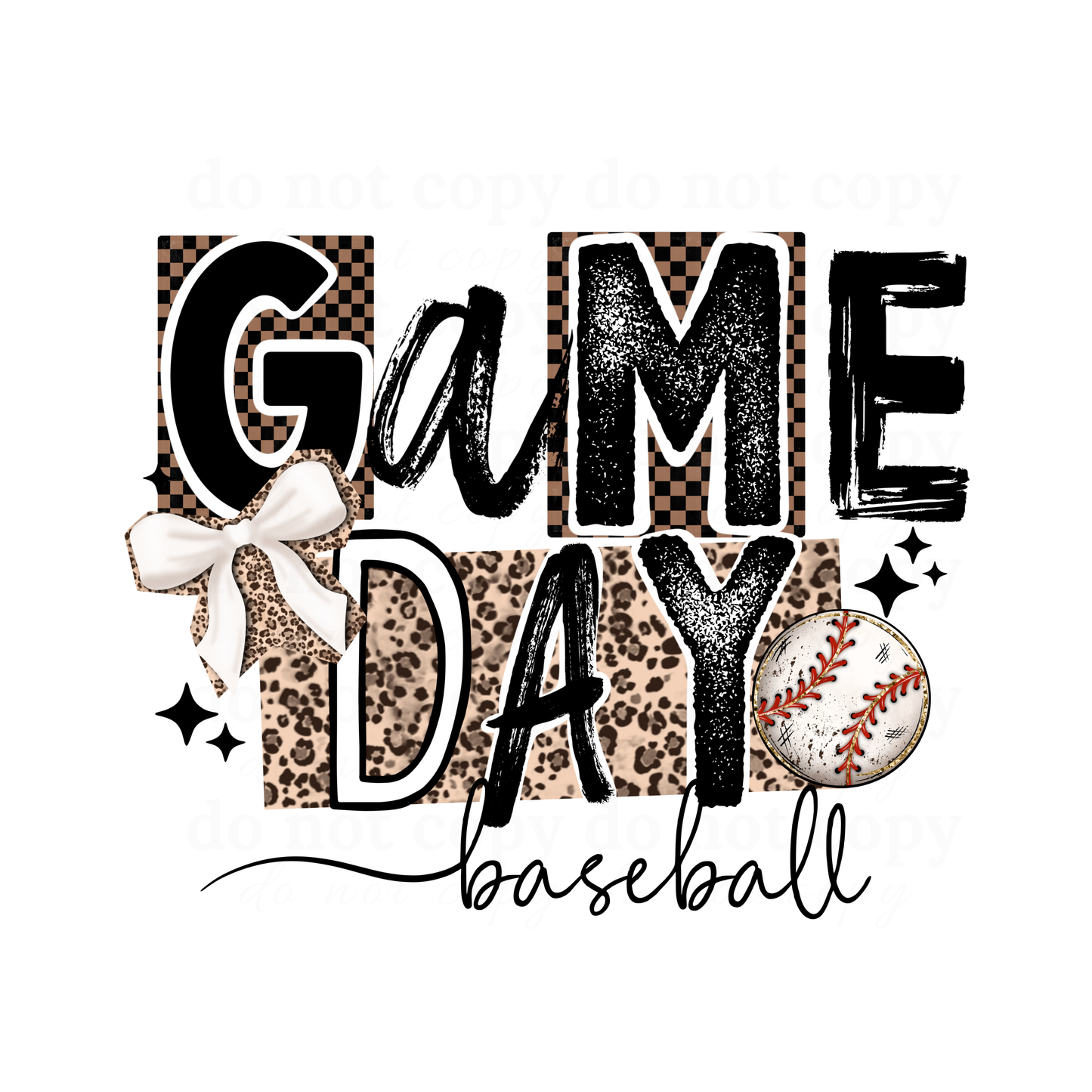 Game Day Baseball - DTF TRANSFERS