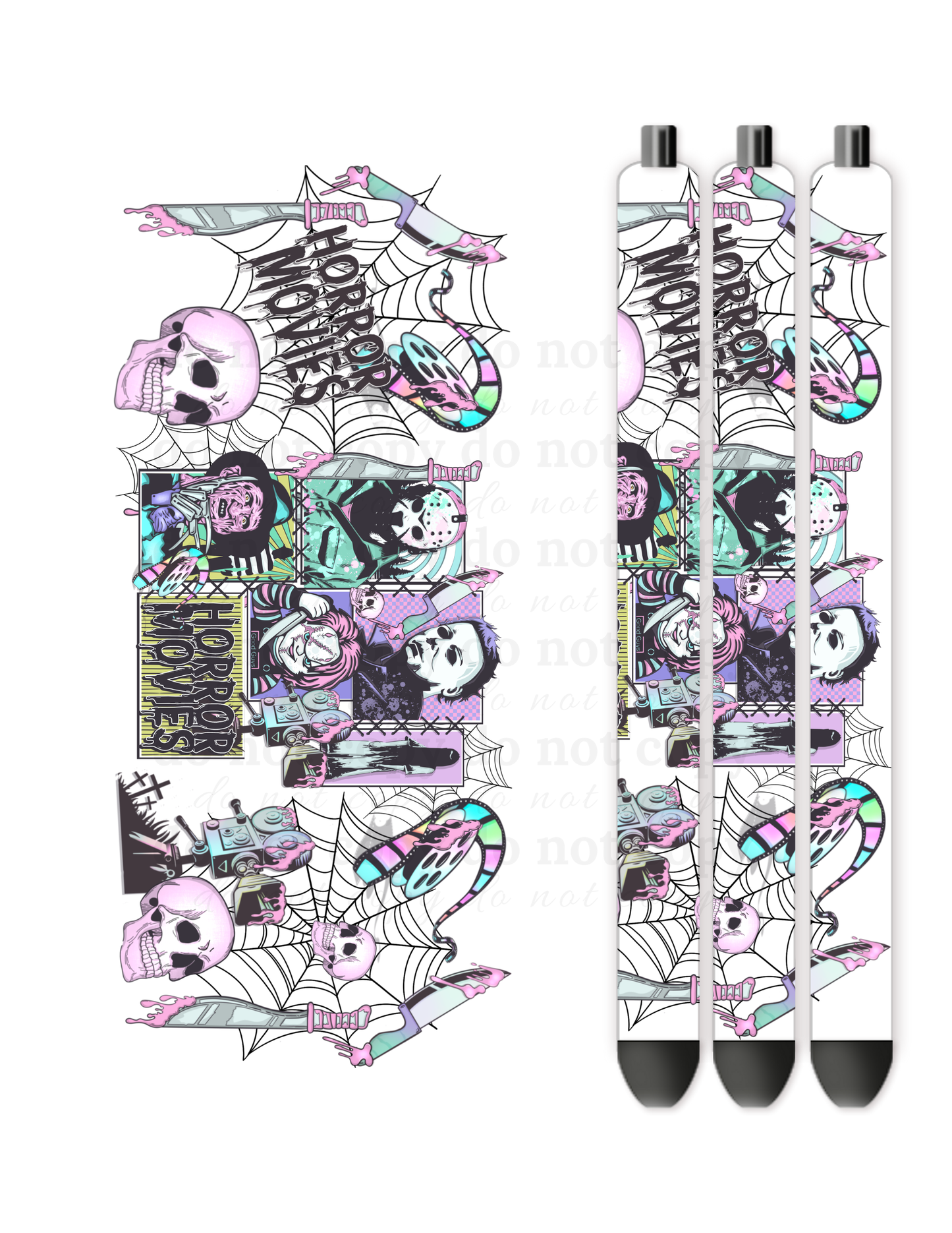 Horror Movies - Pen wraps