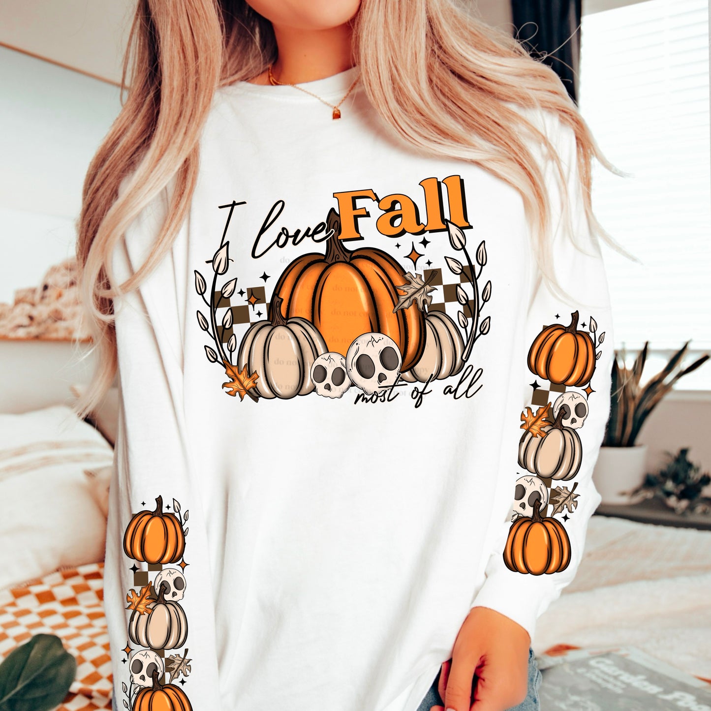 Love fall w/sleeve - DTF TRANSFERS