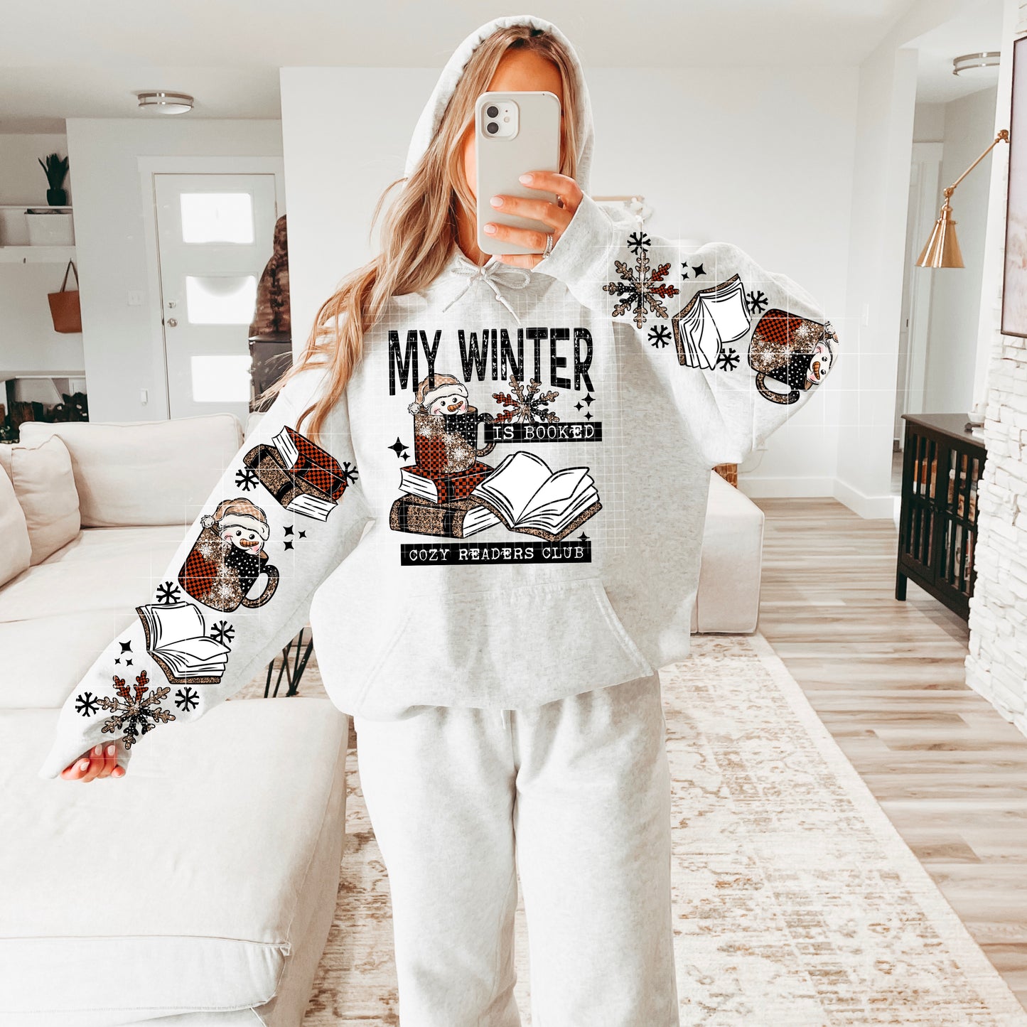 My Winter is booked w/sleeves - DTF TRANSFERS