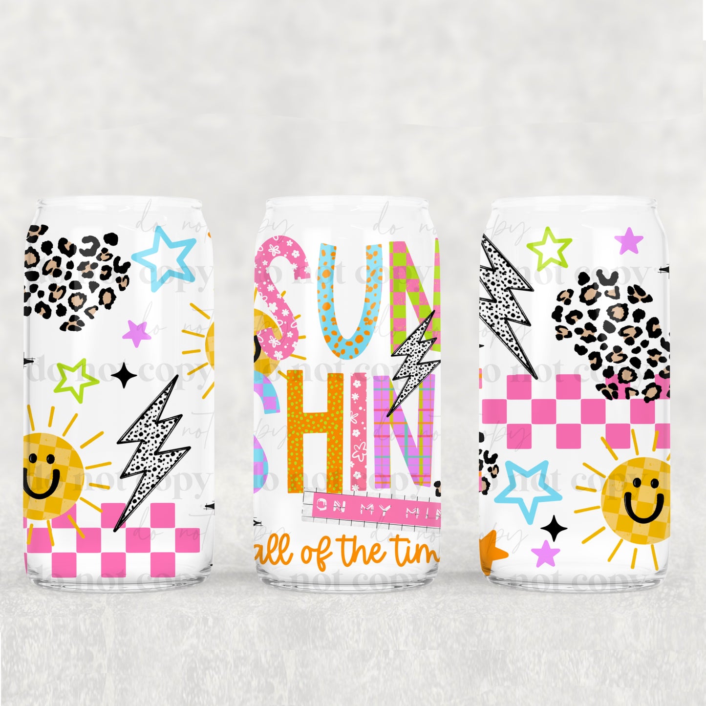 Sunshine on my mind - 16oz Cup Wrap