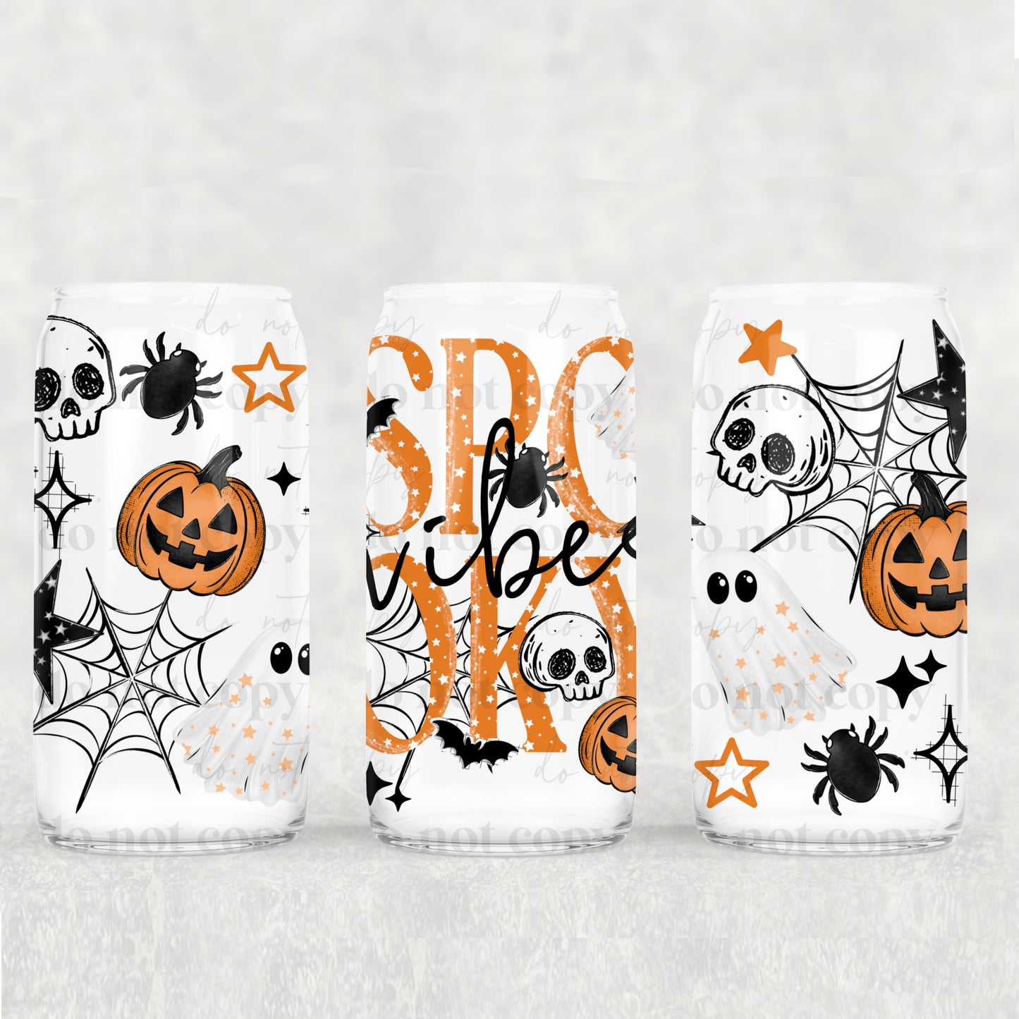 Spooky Vibes - 16oz Cup Wrap
