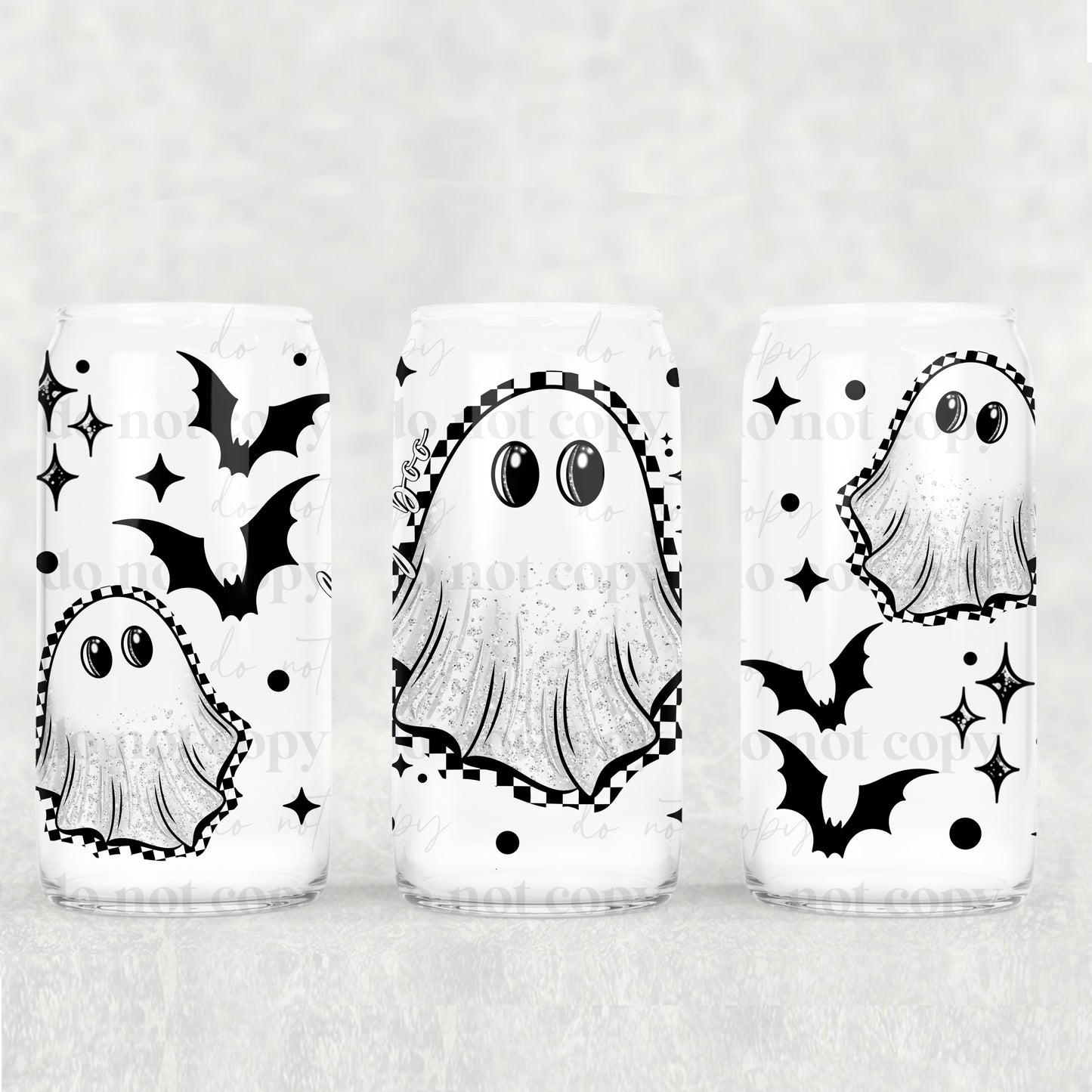 Hey Boo - UV DTF Cup Wrap
