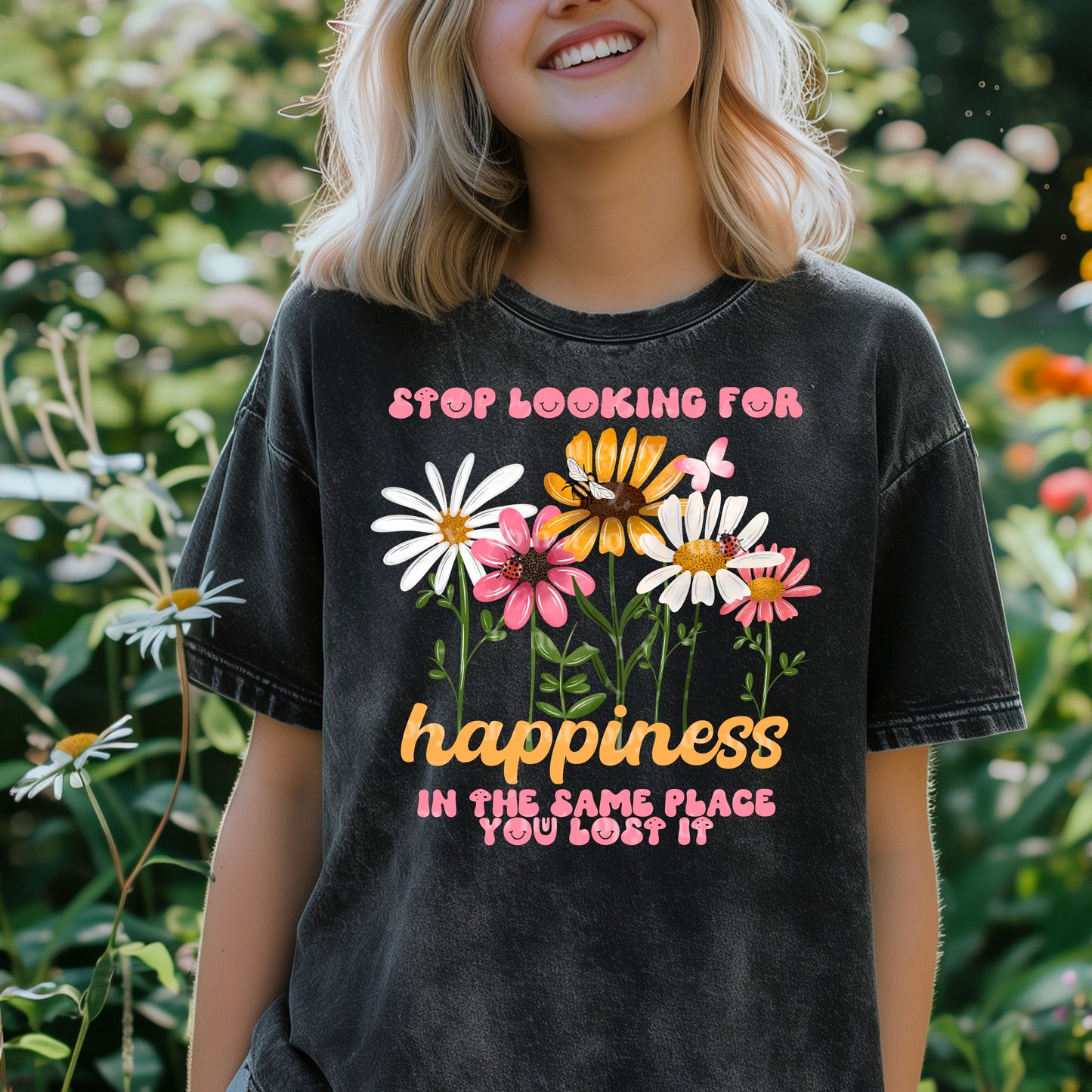Stop Looking For Happiness in the same place you lost it - DTF TRANSFER
