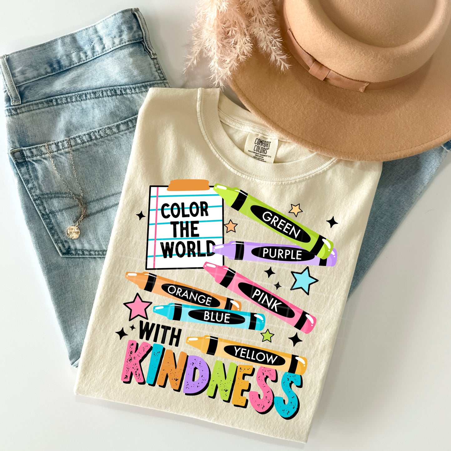 Color the world with kindness - DTF TRANSFERS