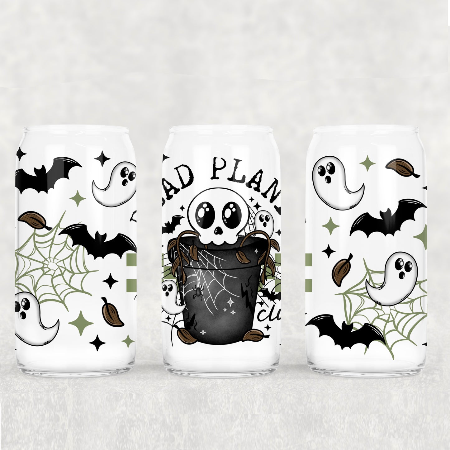 Dead Plants Club - UV DTF 16oz Cup Wrap