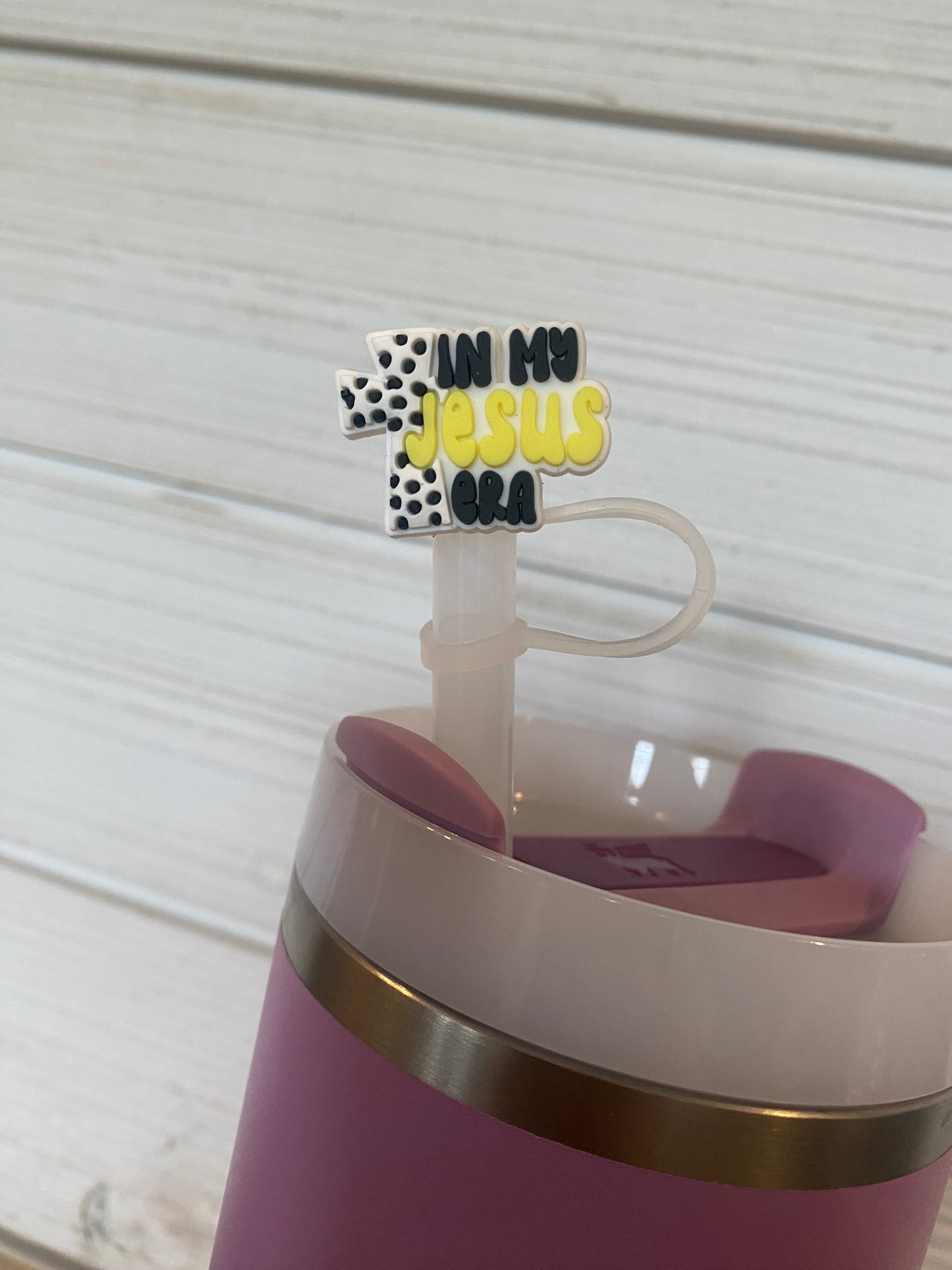 In My Jesus Era Yellow - 10mm Straw Toppers
