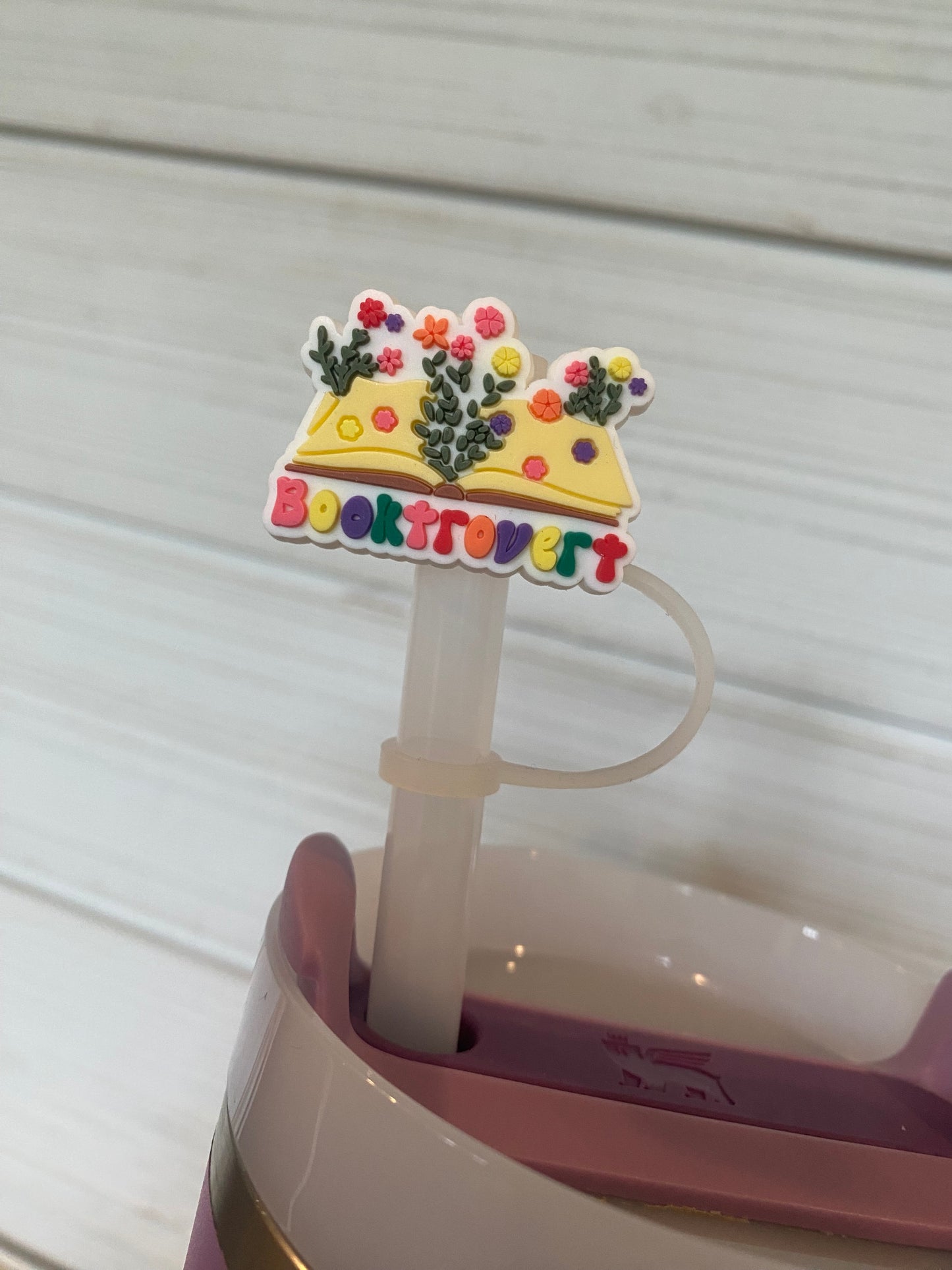Booktrovert - 10mm Straw Toppers