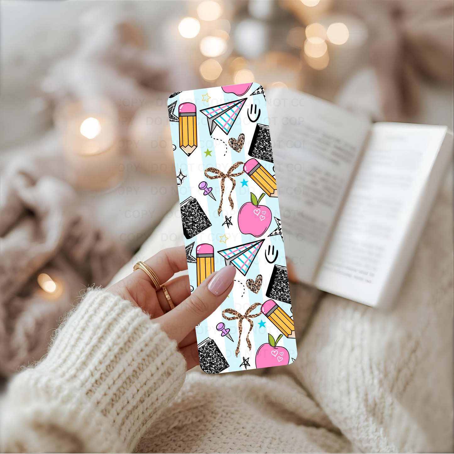 School things - Bookmark (MADE TO ORDER)