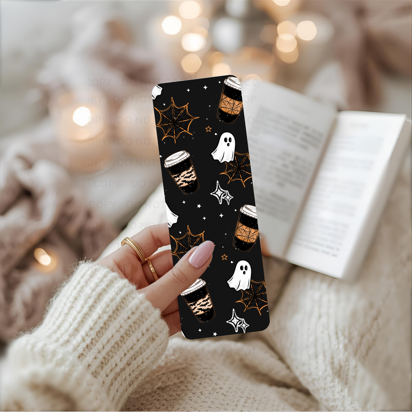 Ghost Coffee - Bookmark (MADE TO ORDER)