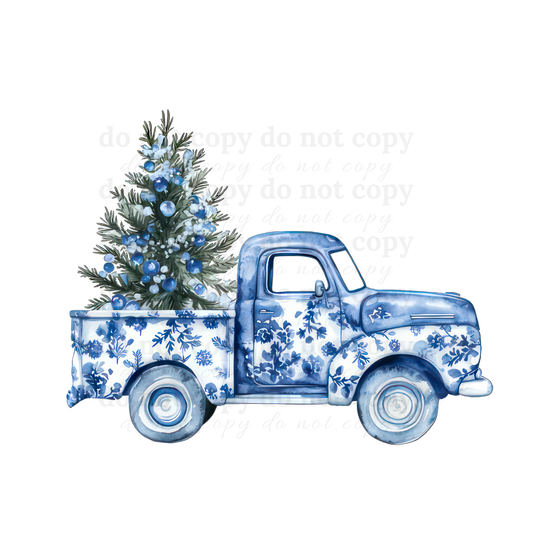Floral Truck - DTF TRANSFERS