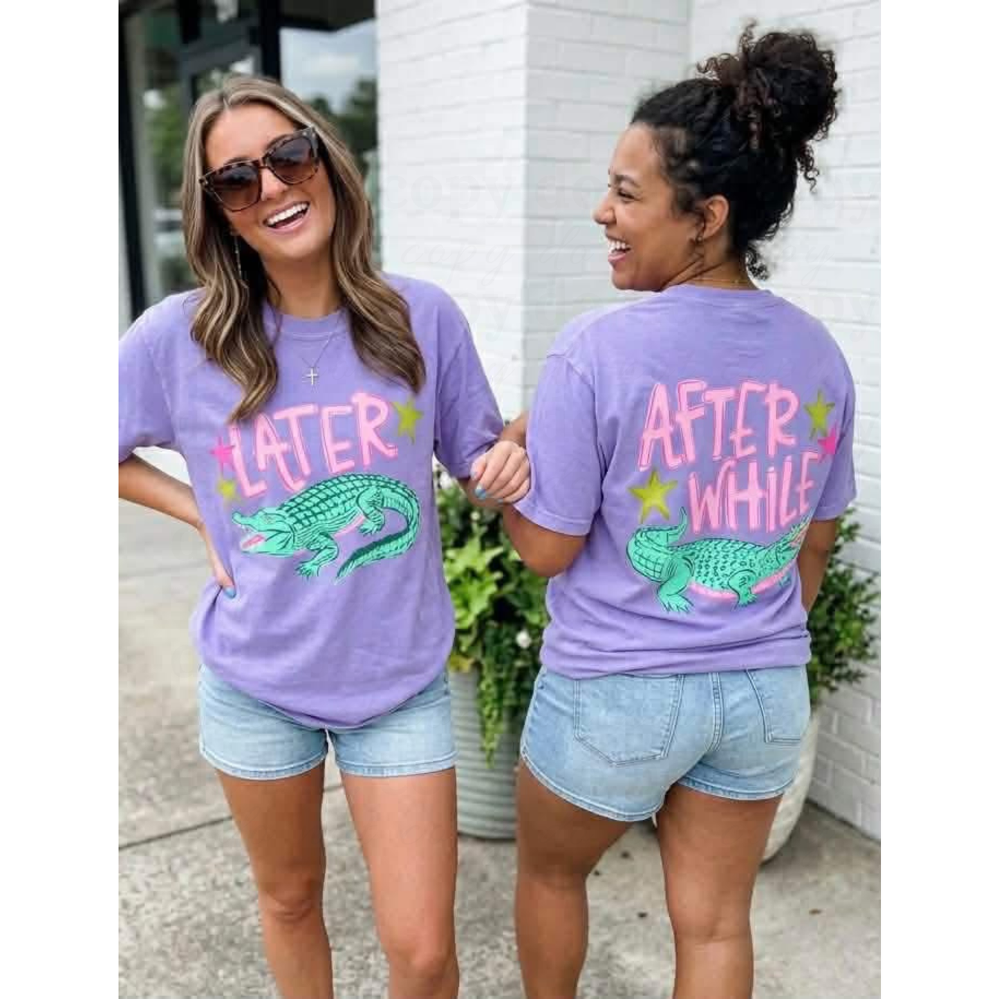Later Gator + After While Crocodile (Front and Back Set)  - DTF TRANSFERS