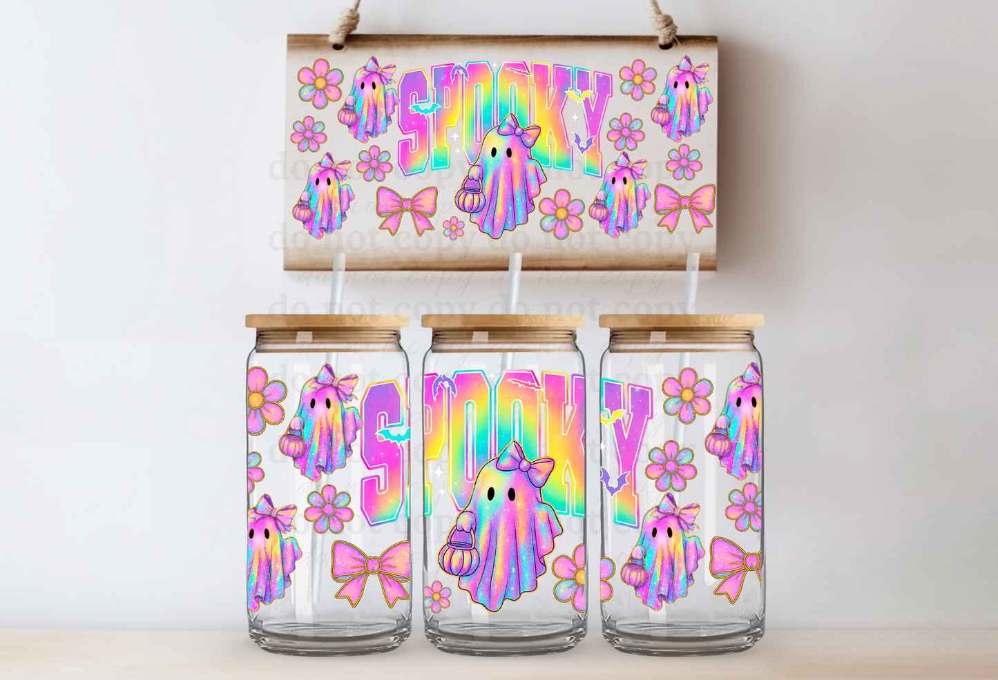 Spooky - UV DTF Cup Wrap