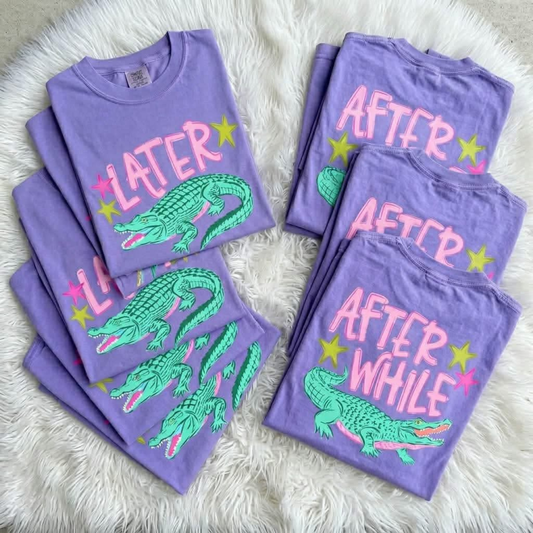 Later Gator + After While Crocodile (Front and Back Set)  - DTF TRANSFERS