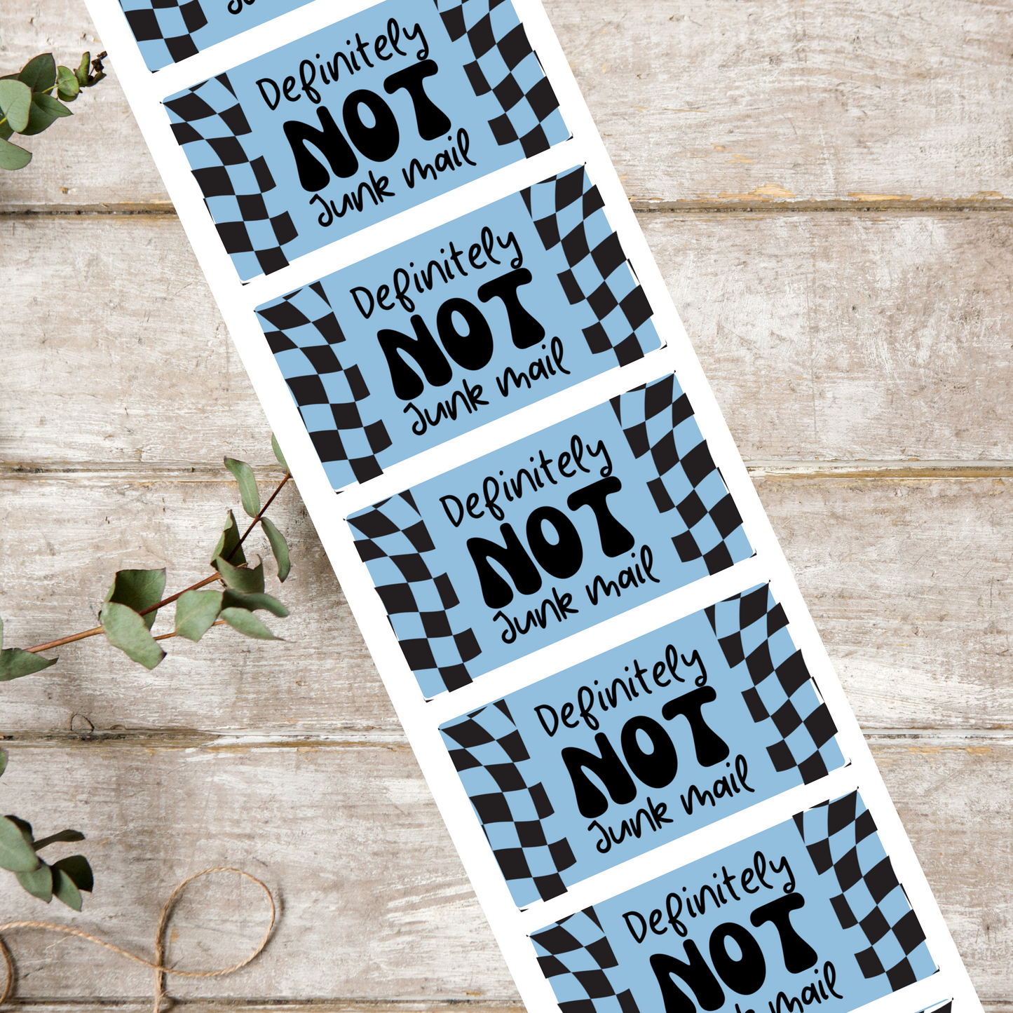 Definitely Not Junk Mail - Packaging Stickers (100 pack)