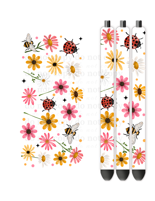 Spring Floral - Pen wraps