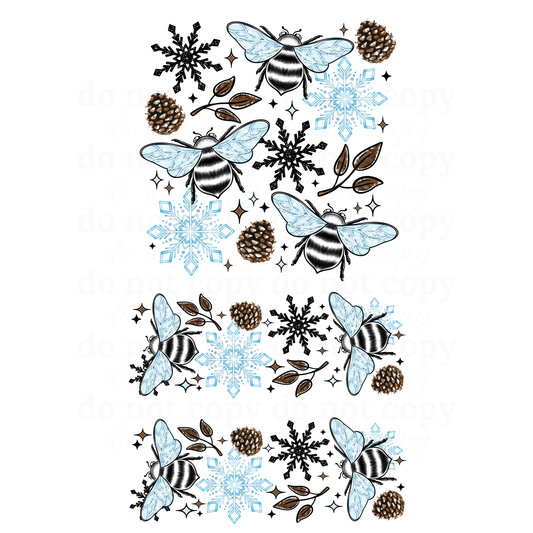 Winter Bees w/sleeves - DTF TRANSFERS
