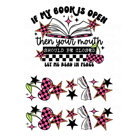 Let me read in peace w/sleeves - DTF TRANSFERS