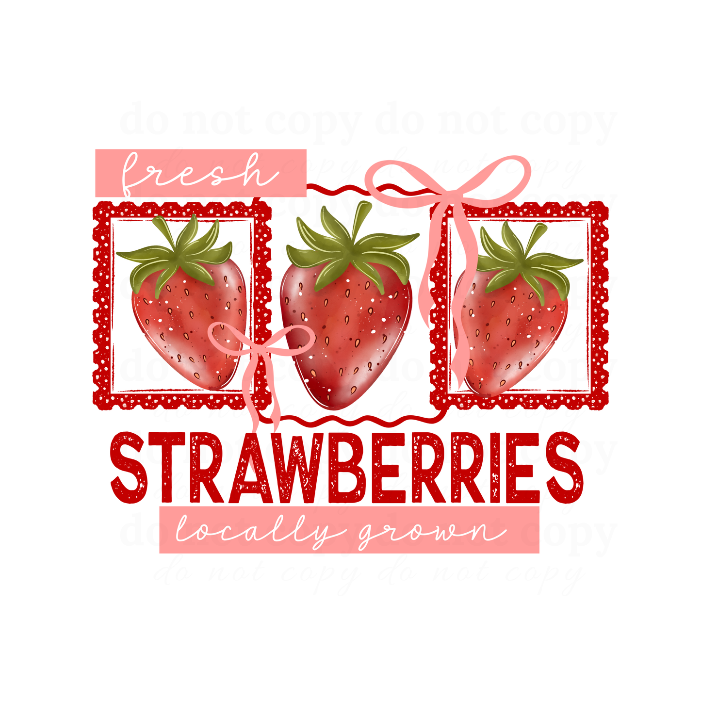 Fresh Strawberries - DTF TRANSFERS