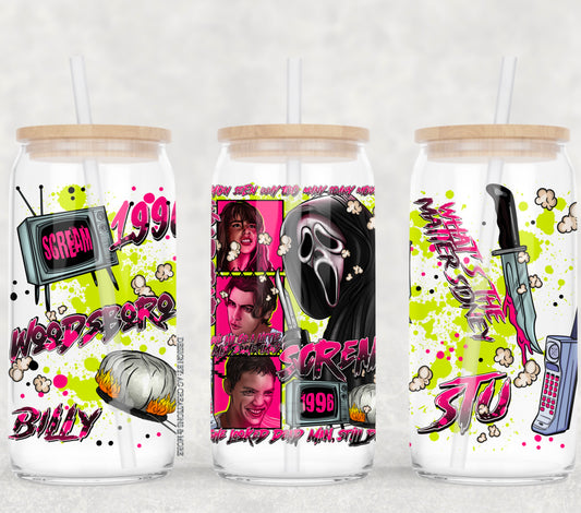 Scream - UV DTF Cup Wrap