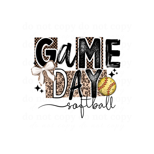 Game Day Softball - DTF TRANSFERS