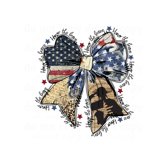Honor the Brave - DTF TRANSFERS