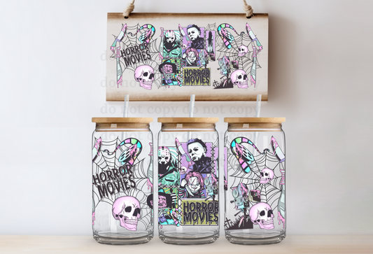Horror Movies - UV DTF Cup Wrap